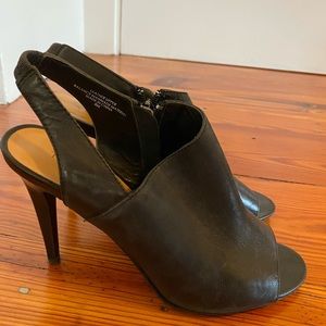 Tesori open toe booties